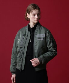 【SALE／20%OFF】AVIREX 《COLLECTION》L-MA-1 "REFLECT STENCIL"/リフレクトステンシル アヴィレックス ジャケット・アウター ブルゾン・ジャンパー グリーン ブラック ブルー レッド【送料無料】