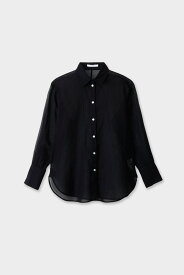 CINOH SHEER SHIRT チノ トップス シャツ・ブラウス ブラック ホワイト【送料無料】