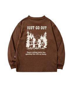 �ySALE�^20%OFF�zS'more S'more/�W���X�g�S�[�A�E�g�����O�X���[�uT�V���c(KIDS) �A�C���n �g�b�v�X �J�b�g�\�[�ET�V���c �x�[�W�� �u���E��