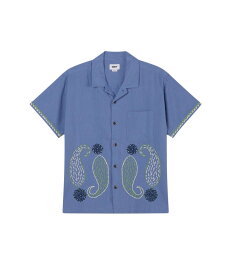 PAL GROUP OUTLET 【WHO'S WHO gallery】SHORT SLEEVE SHIRT パル グループ アウトレット トップス シャツ・ブラウス ベージュ ブルー【送料無料】