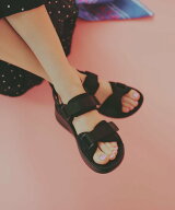 【SALE／20%OFF】niko and ... テープベルトスポーツサンダル ニコアンド シューズ・靴 サンダル ホワイ…