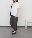 【接触冷感】USAコットン裾タック半袖プルオーバー