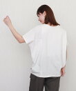 【接触冷感】USAコットン裾タック半袖プルオーバー