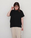 【接触冷感】USAコットン裾タック半袖プルオーバー