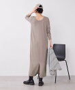UVカット-リブフェイスカットワンピース
