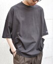 SHIPS any 【SHIPS any別注】Champion: ドルマン キャンプポケット Tシャツ 25SS◇ シップス トップス カットソー・Tシャツ ベージュ グリーン ブラウン ネイビー ホワイト ブラック【送料無料】
