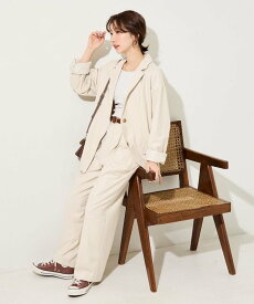 FREAK'S STORE 限定展開 TR2タックストレートパンツ(セットアップ対応) フリークスストア パンツ スラックス・ドレスパンツ ベージュ ネイビー ブラック グレー【送料無料】