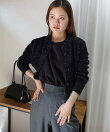 ネップヤーンクルーネックカーディガン