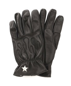 Schott ONESTAR FIRE LEATHER GLOVE/ワンスター ファイヤー レザーグローブ ショット ファッション雑貨 その他のファッション雑貨 ホワイト ブラック イエロー【送料無料】