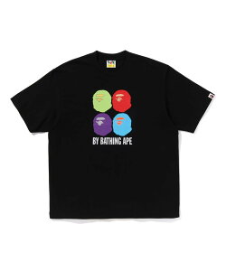 A BATHING APE (M)MULTI APE HEAD BY BATHING APE RELAXED FIT TEE A xCVO GCv gbvX Jbg\[ETVc zCg ubNyz