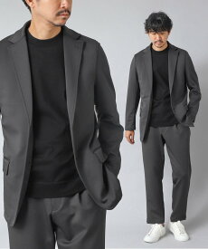 【SALE／35%OFF】NOLLEY'S goodman 【ACTIVE SECT】《セットアップ》ダブルニットスーツ ジャケット&パンツ 25AW ノーリーズ スーツ・フォーマル セットアップスーツ ネイビー グレー【送料無料】
