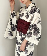 【SALE／16%OFF】MYMOOD. 【選べる7柄展開】 1人で着られる◎浴衣2点セット(浴衣/帯) アウトフィッターラ…