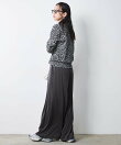 レオパードプリントVネックニットカーディガン<大きいサイズ有>シックスタイル
