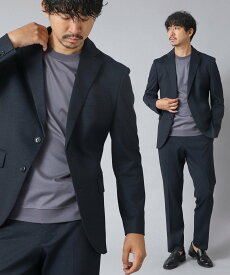 【SALE／30%OFF】NOLLEY'S goodman 【ACTIVE SECT】《セットアップ》ポンチプリントスーツ ジャケット&パンツ 25AW ノーリーズ スーツ・フォーマル セットアップスーツ グレー ネイビー【送料無料】