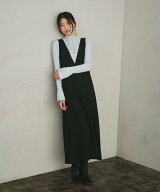 EMMEL REFINES ＜EMMEL REFINES＞EM Vカット 2WAY ジャンスカ ユナイテッドアローズ グリーンレーベルリ…