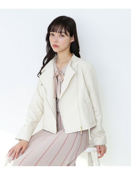 Jill By Jillstuart フェイクレザーライダース Rakuten Fashion 楽天ファッション 旧楽天ブランドアベニュー Cf7665