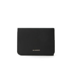 JIL SANDER 折りたたみ式カードホルダー ジル サンダー 財布・ポーチ・ケース 名刺入れ・カードケース ブラック ブラウン【送料無料】