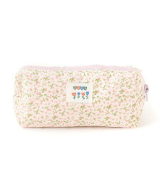 Liaa Liaa/(W)花柄 ペンケース ポーチ ミニョントレフル ルームヨンマルサンセレクティッド 財布・ポーチ・ケース ポーチ ピンク