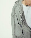 Double zip hoodie