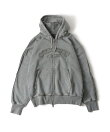 Double zip hoodie