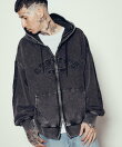 Double zip hoodie
