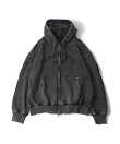 Double zip hoodie