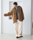 【WEB限定】ボア*フェイクムートン リバーシブルジャケット