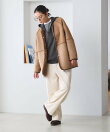【WEB限定】ボア*フェイクムートン リバーシブルジャケット