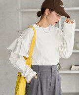 FREAK'S STORE 限定展開 フリル 袖 ボリューム ロングスリーブ トップス 26AW フリークスストア トップス…