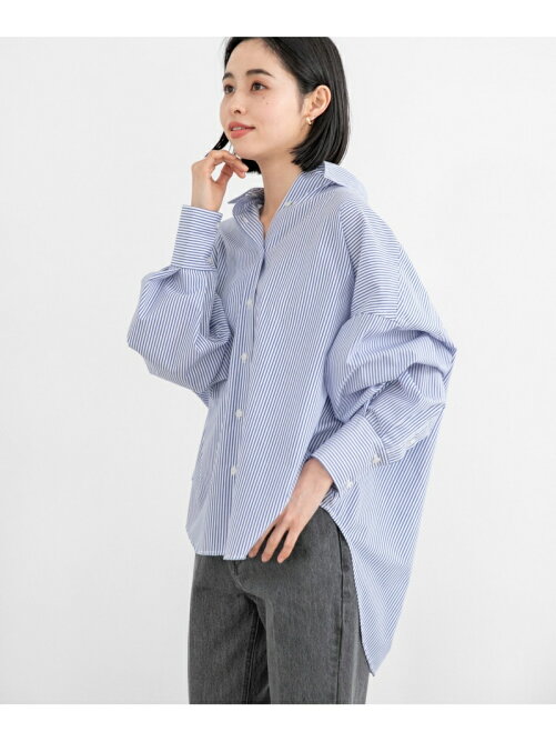 Lowrys Farm ストライプオーバーシャツls Rakuten Fashion 楽天ファッション 旧楽天ブランドアベニュー Ck1666