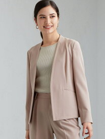 UNITED ARROWS green label relaxing [ 手洗い可能 / サラフール ] ◆ ノーラペル ジャケット -JPPSBO ◇No09◇ ＜34-46サイズ＞ ユナイテッドアローズ グリーンレーベルリラクシング コート/ジャケット ノーカラージャケット ベージュ グレー 【送料無料】