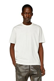DIESEL メンズ Tシャツ T-MUST-SLITS-N2 ディーゼル トップス カットソー・Tシャツ ホワイト ブラック【送料無料】