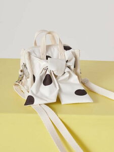 SNIDEL �ySNIDEL×LeSportsac�zLG BOW MICRO BAG �X�i�C�f�� �o�b�O �V�����_�[�o�b�O �z���C�g�y���������z