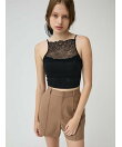 【LILY BROWN Lingerie】ハイフロントレースブラレット