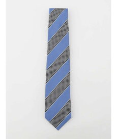 【SALE／50%OFF】Aquascutum MEN 変形バスケット×サテンストライプタイ(小剣クレスト) アクアスキュータム スーツ・フォーマル ネクタイ・蝶ネクタイ ネイビー ピンク ブルー【送料無料】