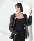 シアーフードシャツ