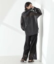 シアーフードシャツ