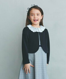 【SALE／10%OFF】COMME CA ISM 【セットアイテム】レース襟付きドレス*ボレロ(110-130cm) コムサイズム ワンピース・ドレス ワンピース ネイビー【送料無料】