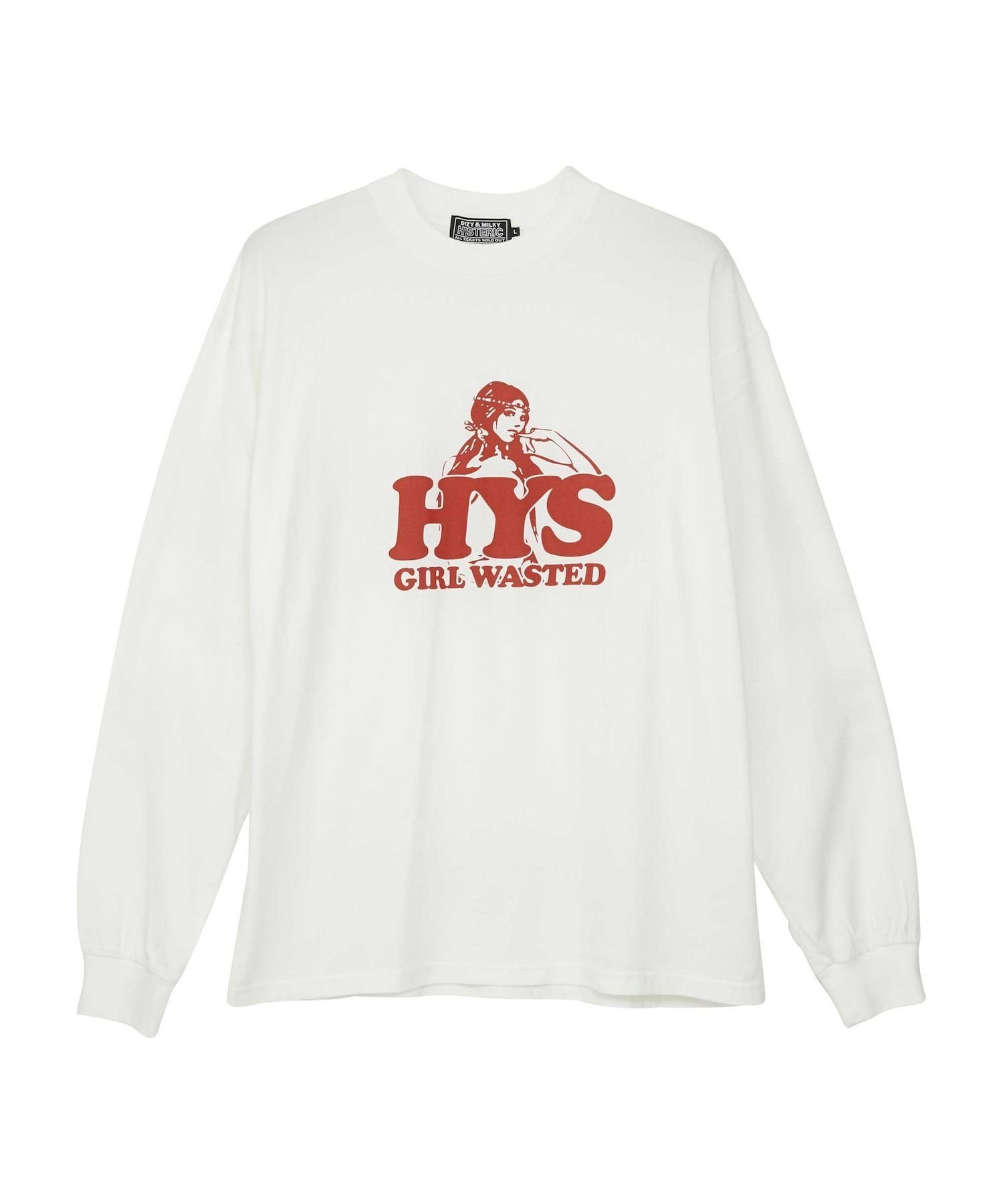 HYSTERIC GLAMOUR｜HYSTERIC GLAMOUR/(M)GIRL WASTED Tシャツ
