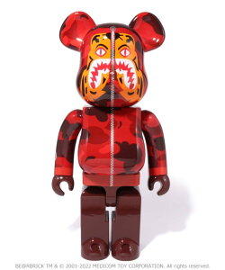 A BATHING APE COLOR CAMO TIGER BE@RBRICK 1000% M A xCVO GCv CeAEG EQ[EtBMA u[ p[v bhyz