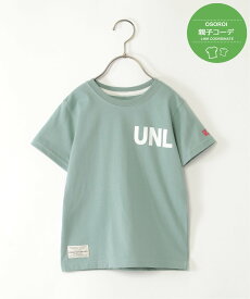 【SALE／5%OFF】ikka 【親子おそろい】URBAN NATURE LIFE ロゴTシャツ(120~160cm) イッカ トップス カットソー・Tシャツ グリーン ネイビー