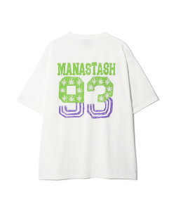 �ySALE�^50%OFF�zMANASTASH MANASTASH/�}�i�X�^�b�V��/RE:POLY TEE 93/���|��T�V���c93 �}�i�X�^�b�V�� �g�b�v�X �J�b�g�\�[�ET�V���c �z���C�g �I�����W �u���b�N