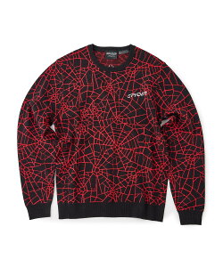 �ySALE�^40%OFF�zM TO R �ySPYDER�zSOELDEN SPIDER WEB KNIT PO �A�_���G���y �g�b�v�X �j�b�g ���b�h�y���������z