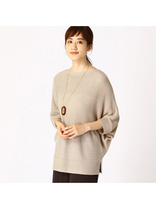 Comme Ca Ism 和紙 リネンライク ドルマンスリーブ ニット サマーニット Rakuten Fashion 楽天ファッション 旧楽天ブランドアベニュー As4669