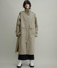 【SALE／50%OFF】ADAM ET ROPE' FEMME 【WEB限定(一部店舗展開あり)】トップボリュームスタンドカラーコート アダムエロペ ジャケット・アウター その他のジャケット・アウター ブラック ベージュ カーキ【送料無料】