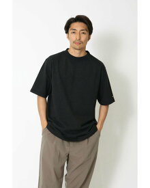 Snow Peak Recycled Cotton Heavy Mockneck T-Shirt スノーピーク トップス カットソー・Tシャツ ブラック ホワイト グレー【送料無料】