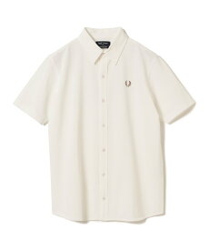 BEAMS FRED PERRY * BEAMS / 別注 鹿の子ジャージ 半袖シャツ ビームス メン トップス シャツ・ブラウス ネイビー【送料無料】