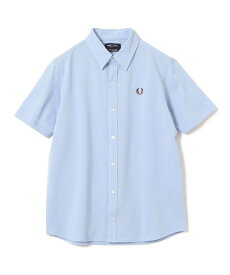 BEAMS FRED PERRY * BEAMS / 別注 鹿の子ジャージ 半袖シャツ 父の日 ビームス メン トップス シャツ・ブラウス ネイビー【送料無料】