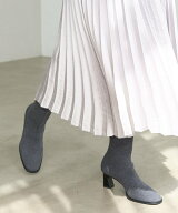 【SALE／70%OFF】steppi 【洗える】ウール混 ストレッチブーツ ステッピ シューズ・靴 ブーツ グレー【送…