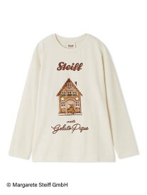 【SALE／30%OFF】gelato pique 【Steiff】ワンポイントロンT ジェラートピケ インナー・ルームウェア その他のインナー・ルームウェア ピンク【送料無料】